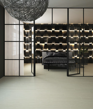 LOOKBACK - Technical porcelain wall/floor tiles with metal effect by land porcelanico - view 3